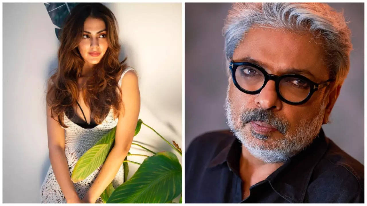 Rhea Chakraborty and Sanjay Leela Bhansali