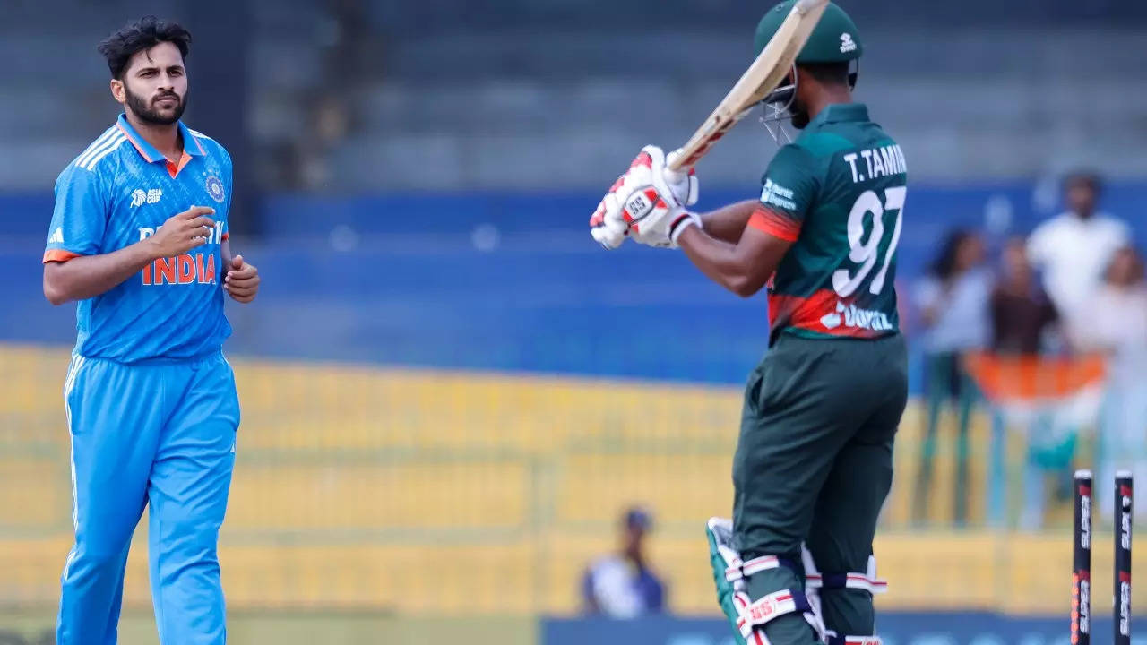 IND vs BAN, Shardul Thakur bowled out Tanzid Hasan