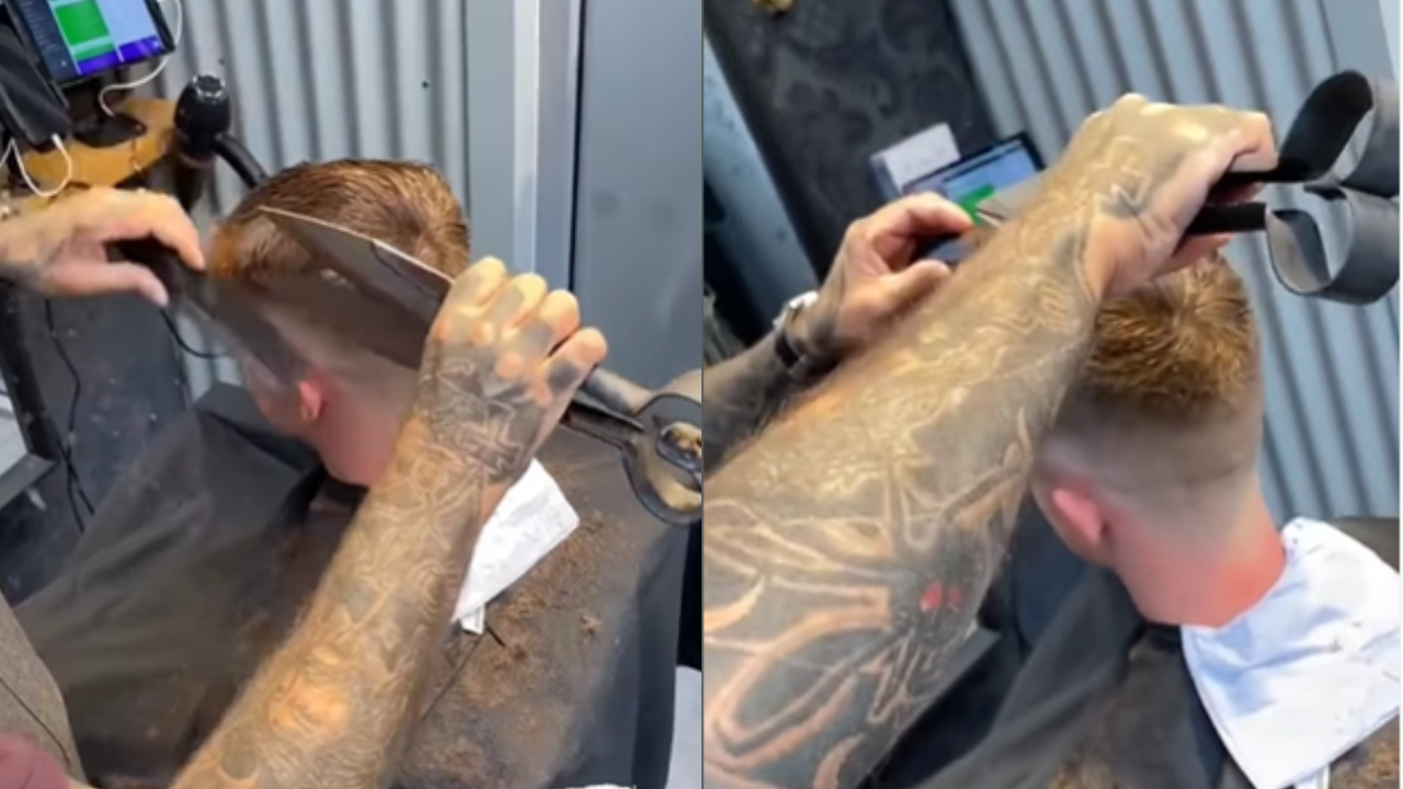 Unique Hair Cutting Video