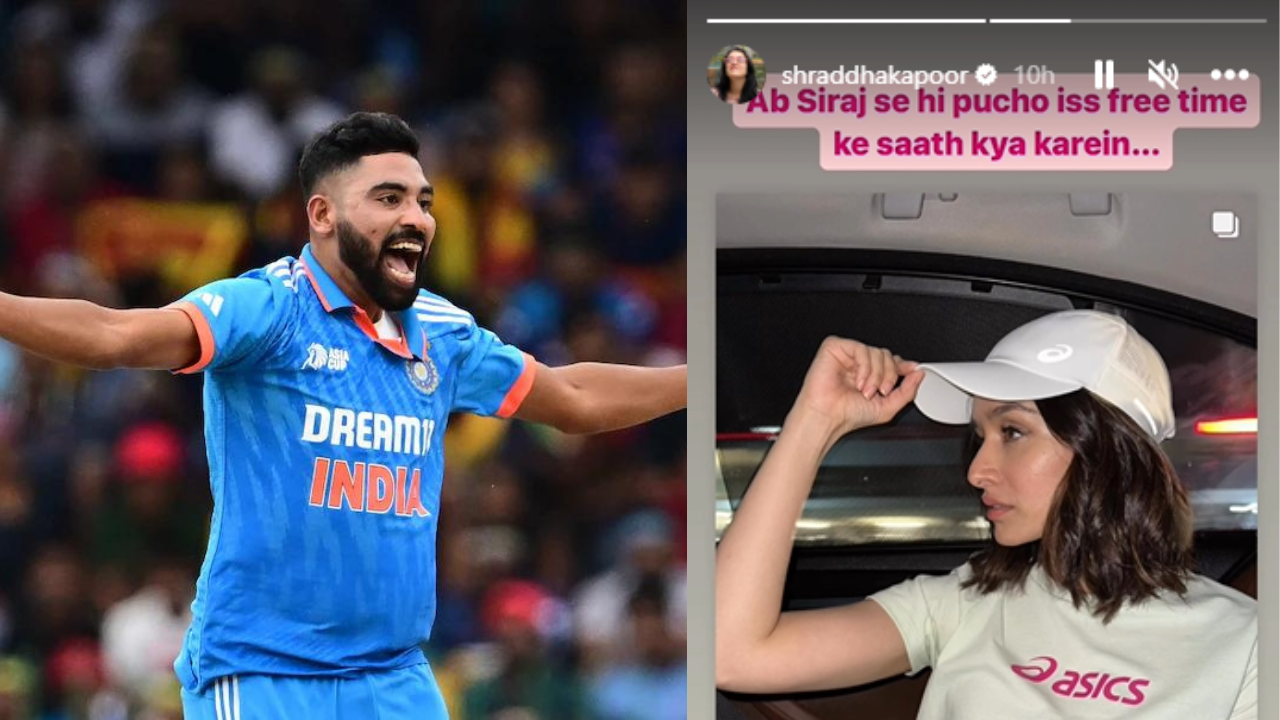 Shraddha Kapoor on Mohammed Siraj