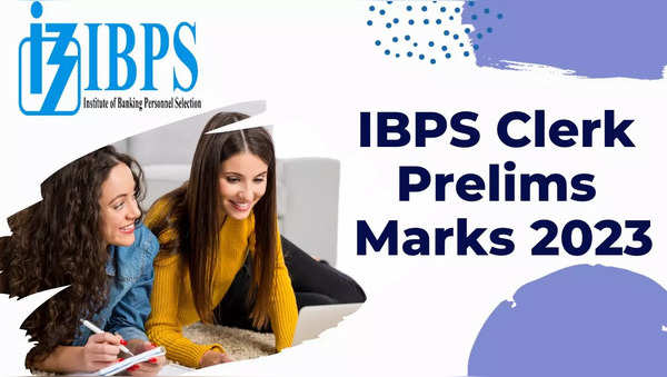 IBPS Clerk  Prelims  Marks 2023