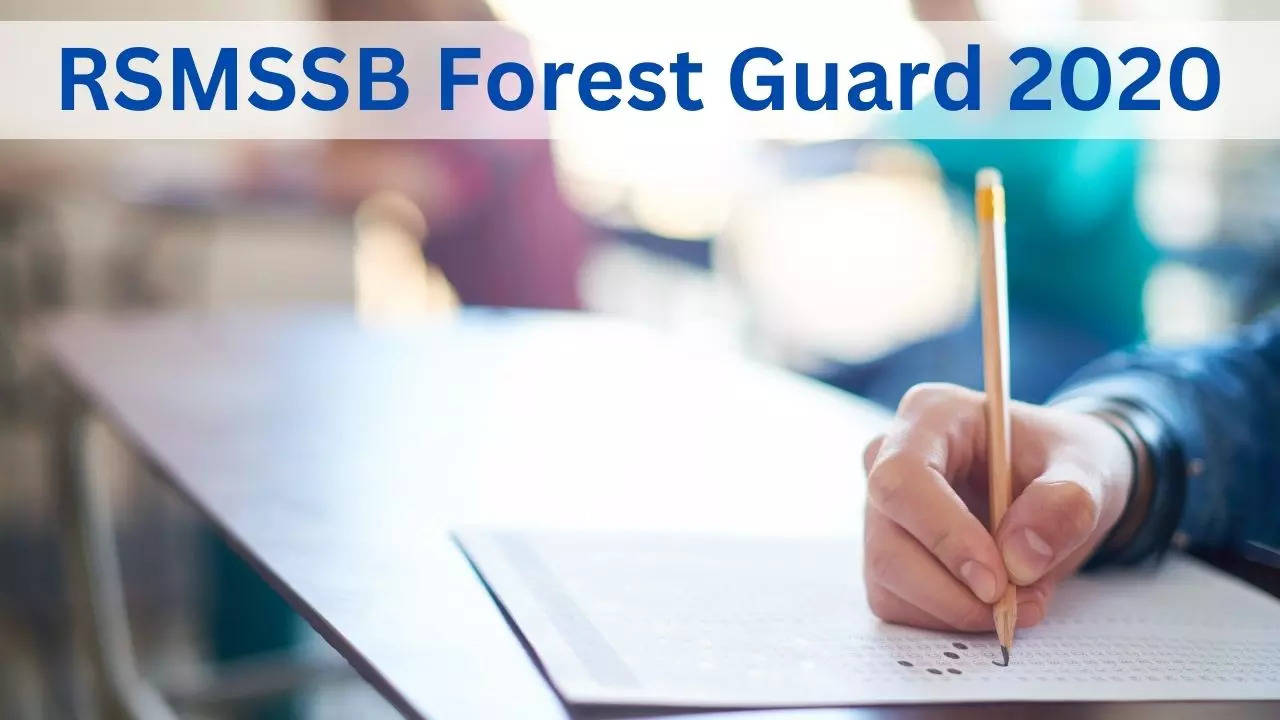 RSMSSB Forest Guard 2020