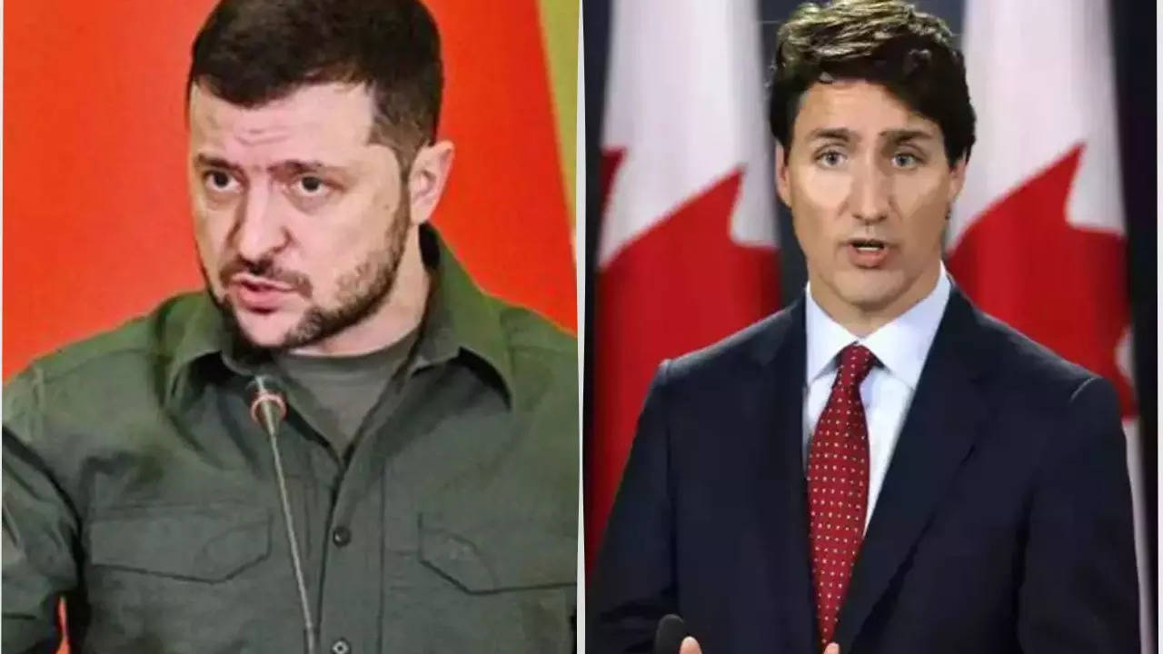 Justin Trudeau, Ukraine President Volodymyr Zelensky