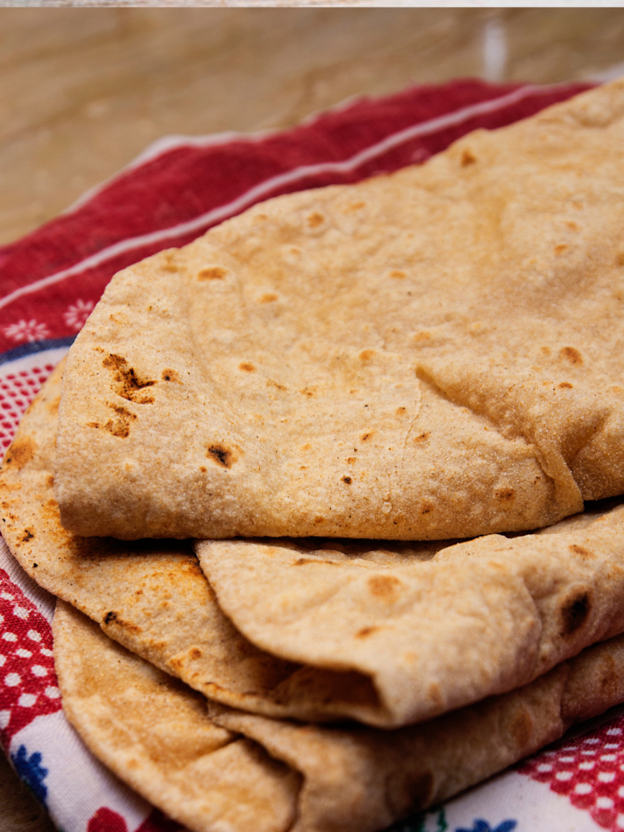 benefits of eating rotis by Mixing gram flour with wheat flour