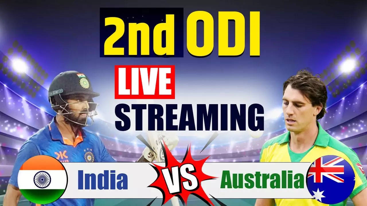 India australia 2nd hot sale odi live streaming