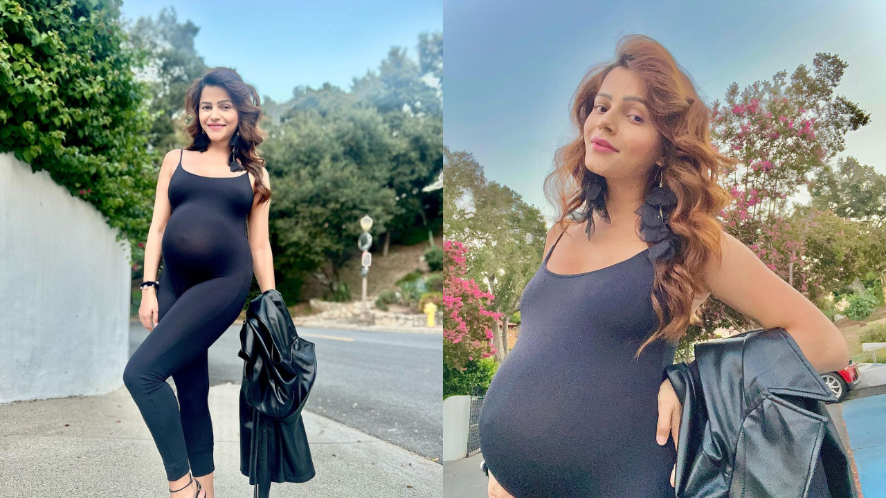 Rubina Dilaik Flaunts baby bump