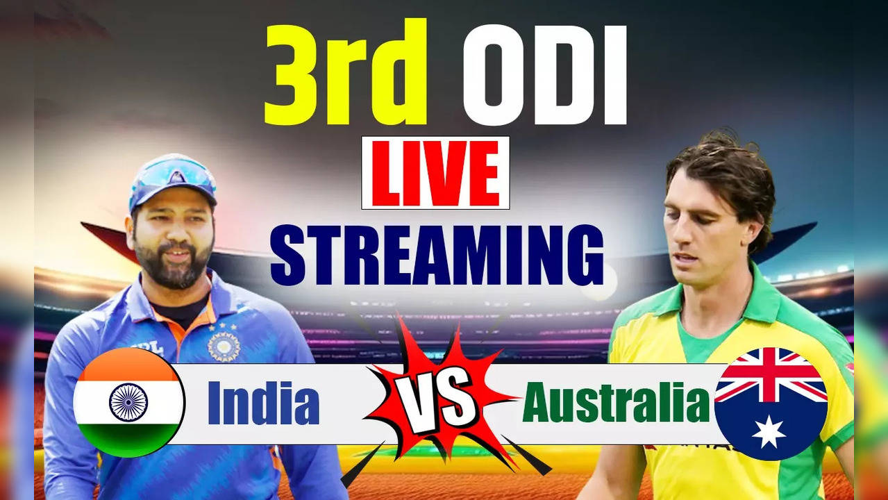 India vs Australia, IND vs AUS 3rd ODI Live Cricket Score Streaming Online and Telecast Channel in India Watch Bharat Banam Australia Match Live on Hotstar, Star Sports Network, DD Sports 