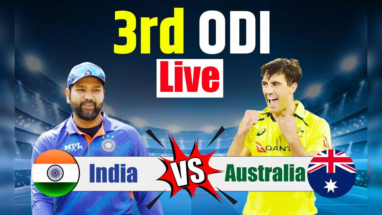 IND vs AUS 3rd ODI Live Score, India vs Australia Live Cricket Score Online Today Match, Bharat Banam Australia Aaj Ke Match Ka Live Score Prasharan क्रिकेट News, Times Now Navbharat
