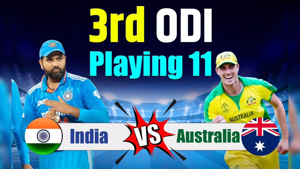 IND vs AUS 3rd ODI Playing xi