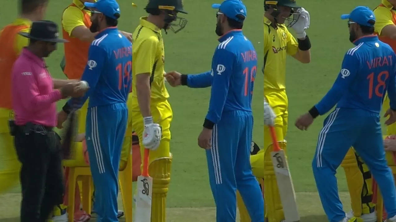 IND vs AUS 3rd ODI, Virat Kohli dances in front of Marnus Labuschagne