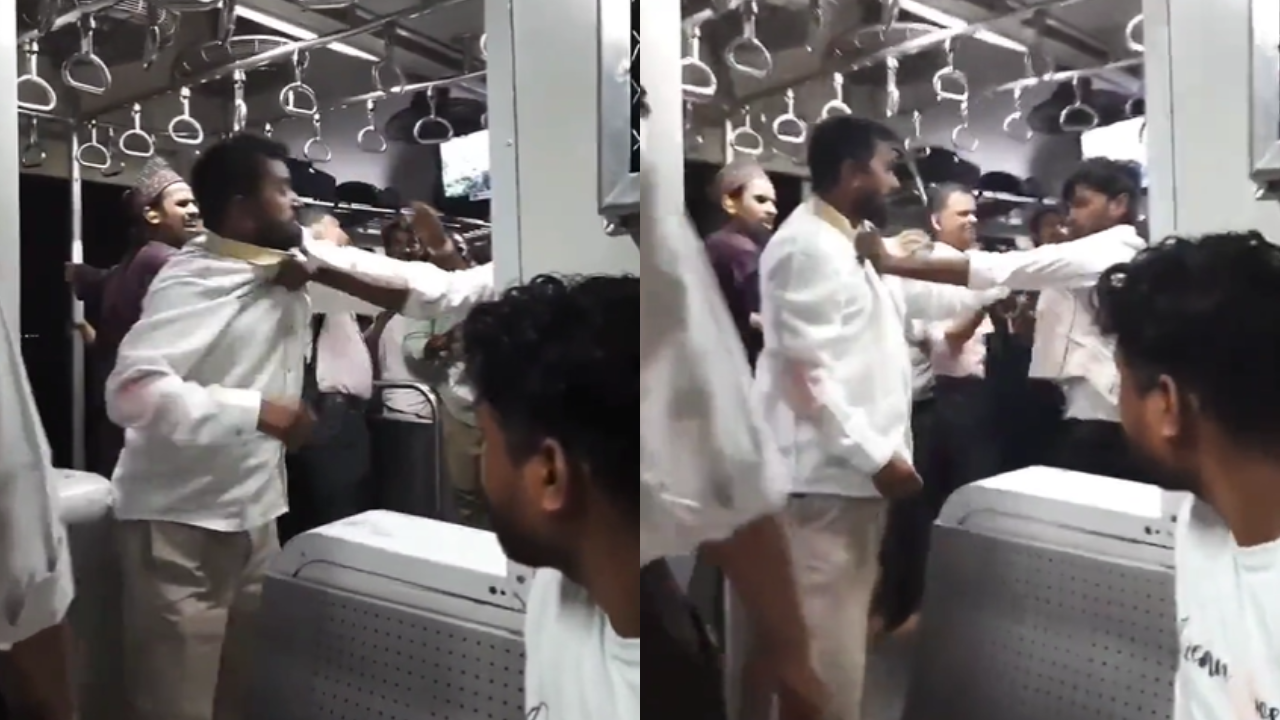 Mumbai Local Slap War