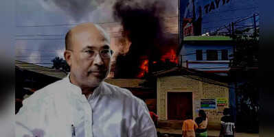 मणिपुर में फिर बवाल सीएम एन बीरेन सिंह के पैतृक आवास पर भीड़ ने किया हमले का प्रयास