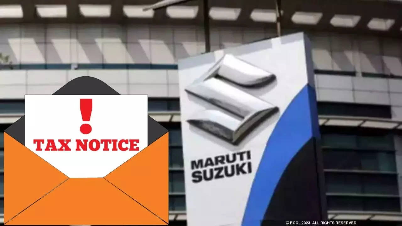 Maruti Suzuki Gets Tax Notice