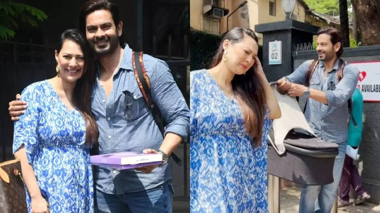 Rochelle rao और Keith Sequeira ने खुशी के मौके पर बांटी पैपराजी को मिठाई, नन्हीं परी को घर ले जाता दिखा कपल