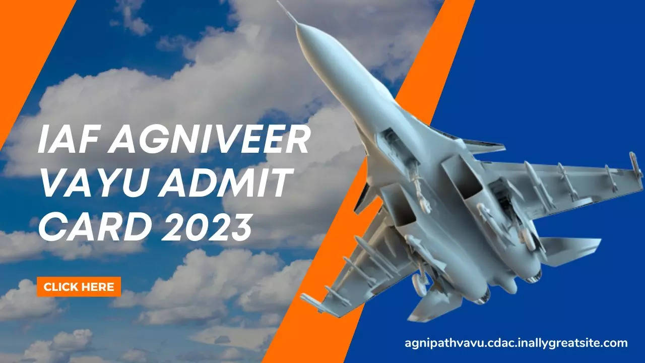 IAF Agniveer Vayu Admit Card 2023