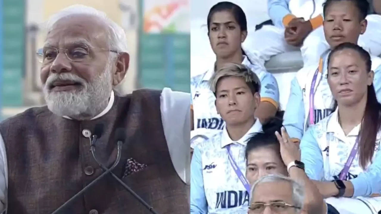 PM Modi meets Asian Games 2023 Athletes