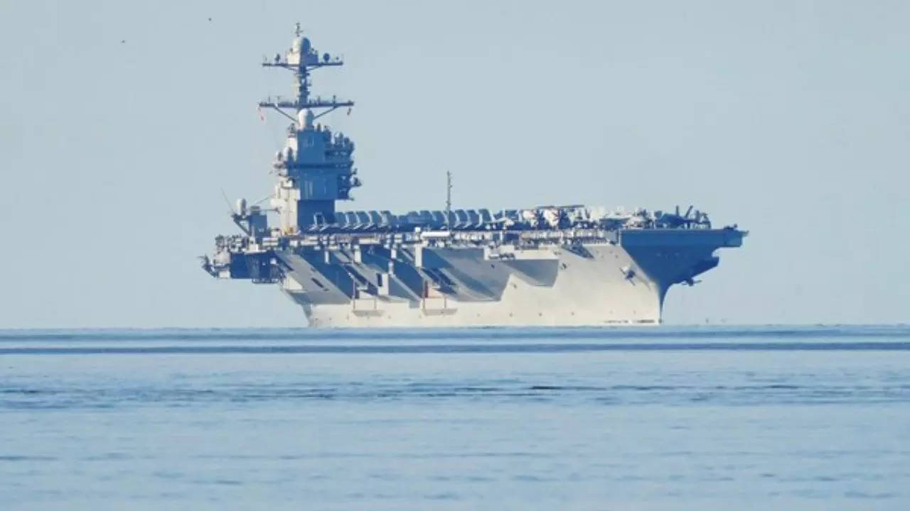 Israel-Hamas conflict, USS Gerald Ford, US Navy warship