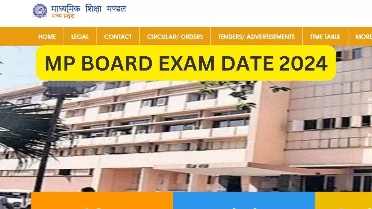 MP BOARD EXAM DATE 2024