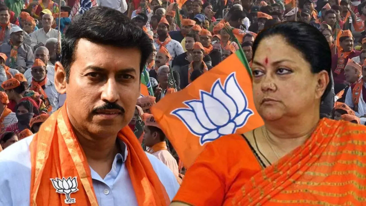 Rajathan Chunav Rajyavardhan Singh Rathore Vasundhara Raje