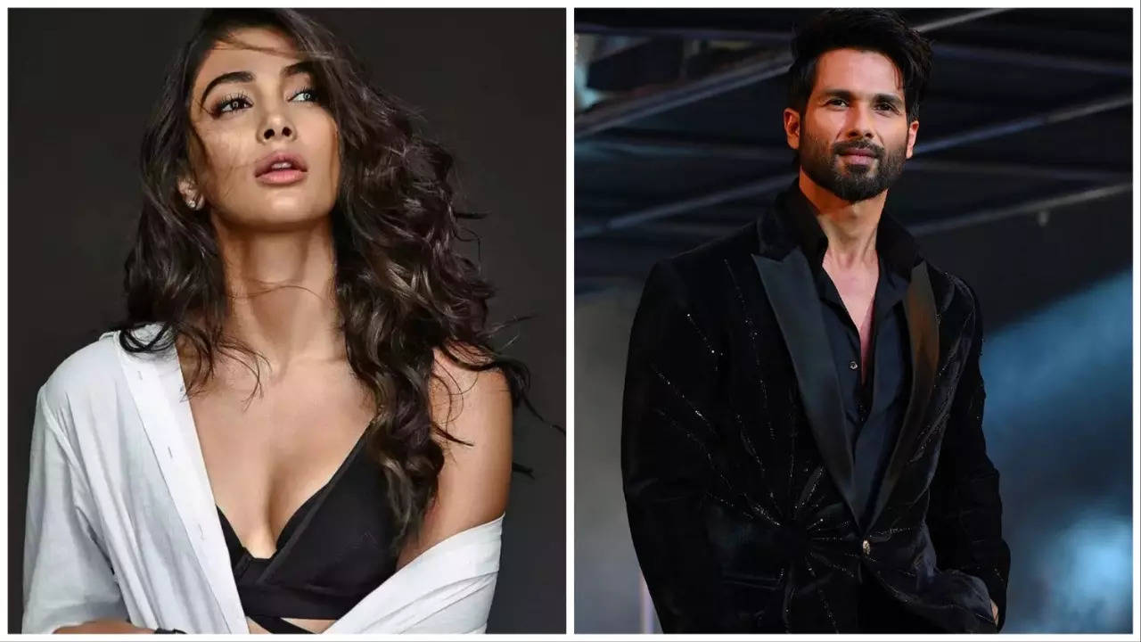 Pooja Hegde and Shahid Kapoor