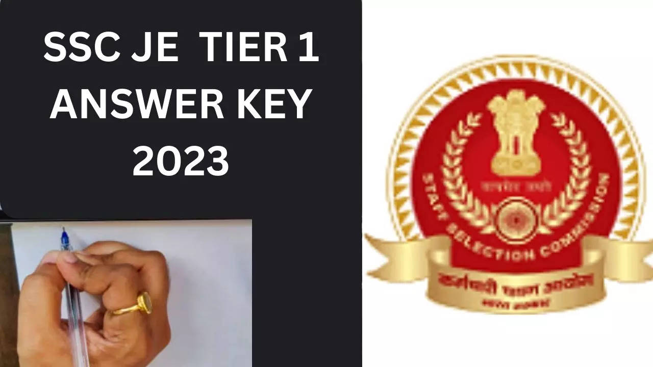 SSC JE TIER 1 ANSWER KEY 2023