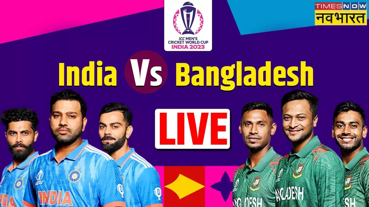 IND vs BAN Live Cricket Score, India vs Bangladesh World Cup Live Score