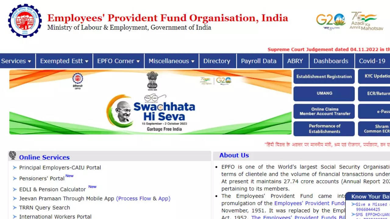 EPFO SSA Result 2023