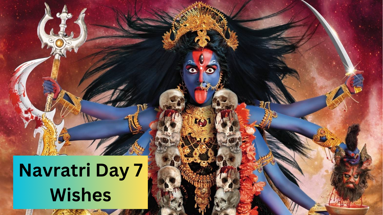 Navratri day 7 wishes in hindi, happy navratri, maa kalratri images