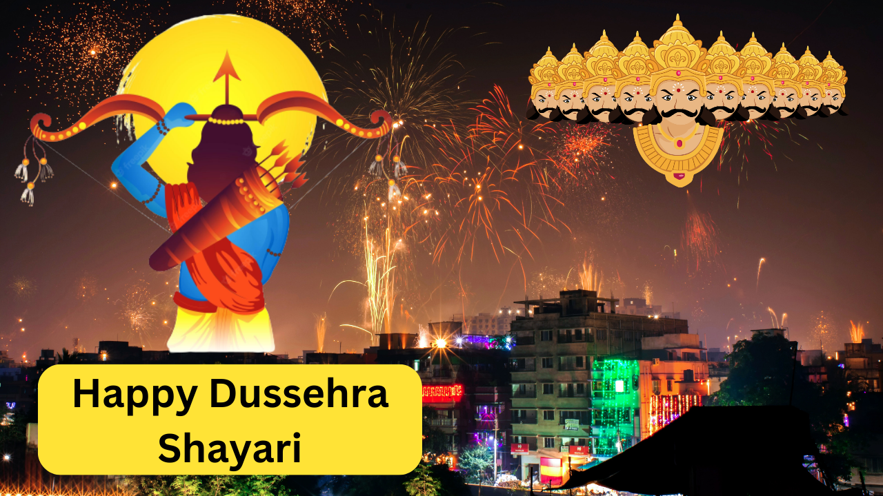 Happy dussehra, dussehra wishes in hindi, dussehra creative shayari message