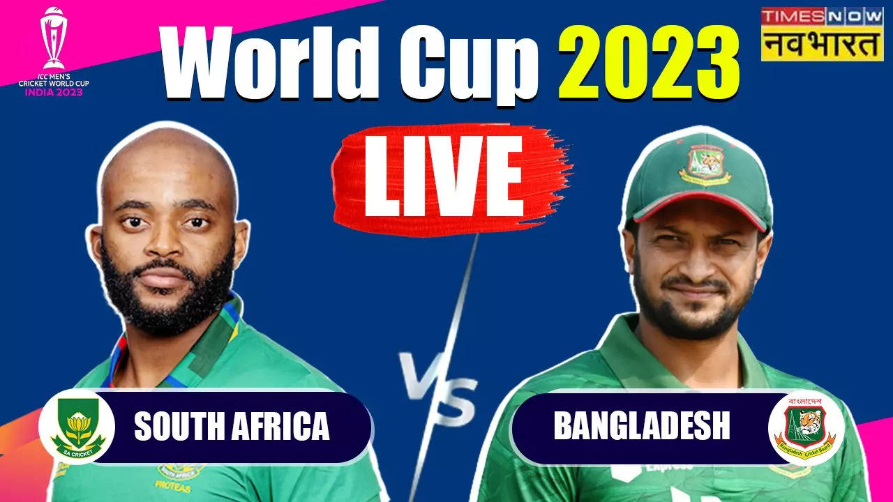 BAN vs SA Live Cricket Score, Bangladesh vs South Africa World Cup 2023