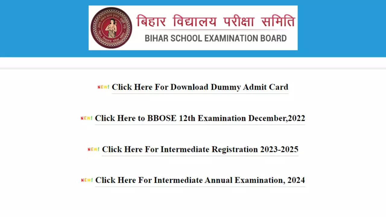 Bihar Board 12th Dummy Admit Card 2024