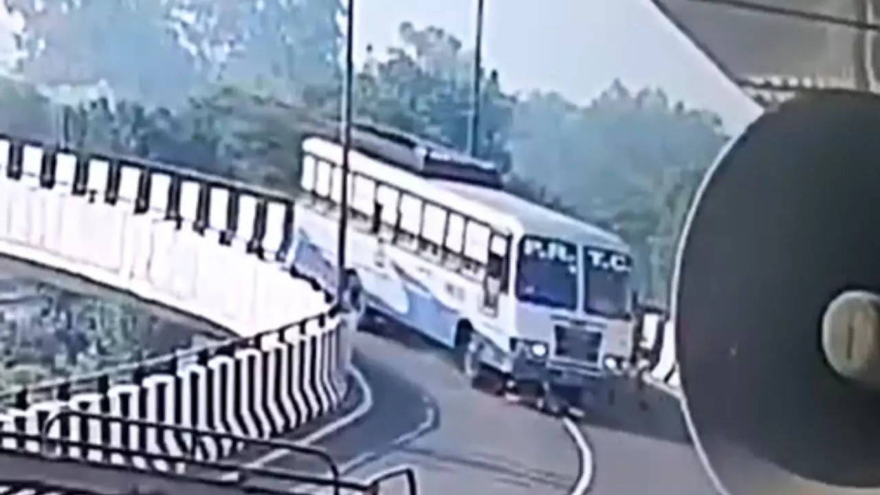 bus hit Bike rider