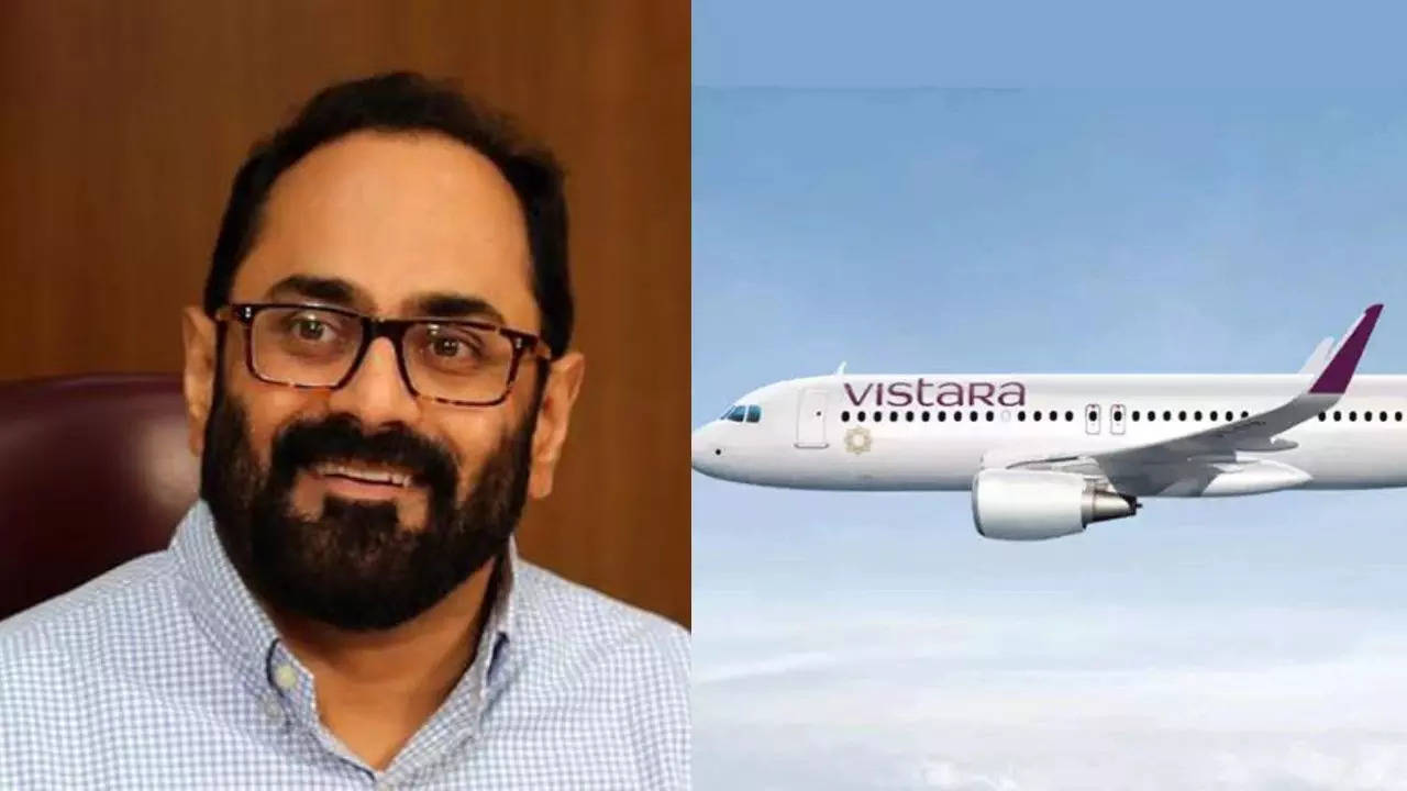 Union Minister Rajeev Chandrasekhar disappointment flight experience with Vistara