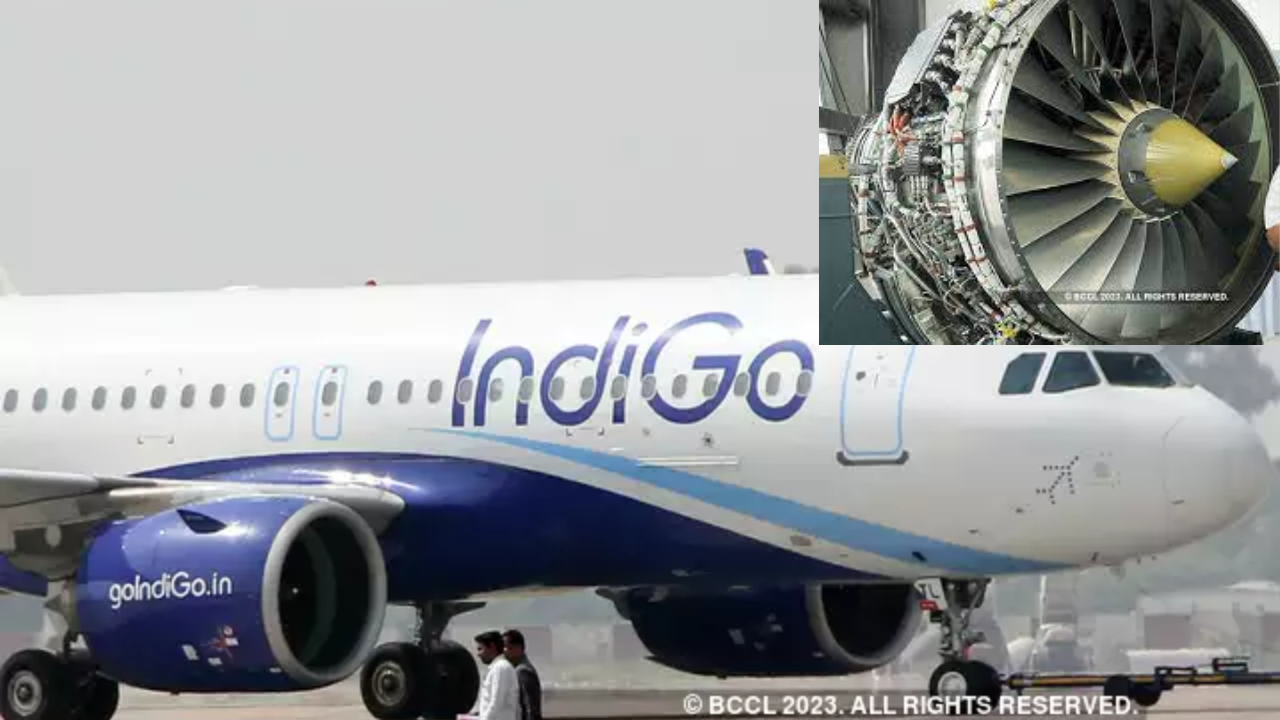 indigo plane engine issue