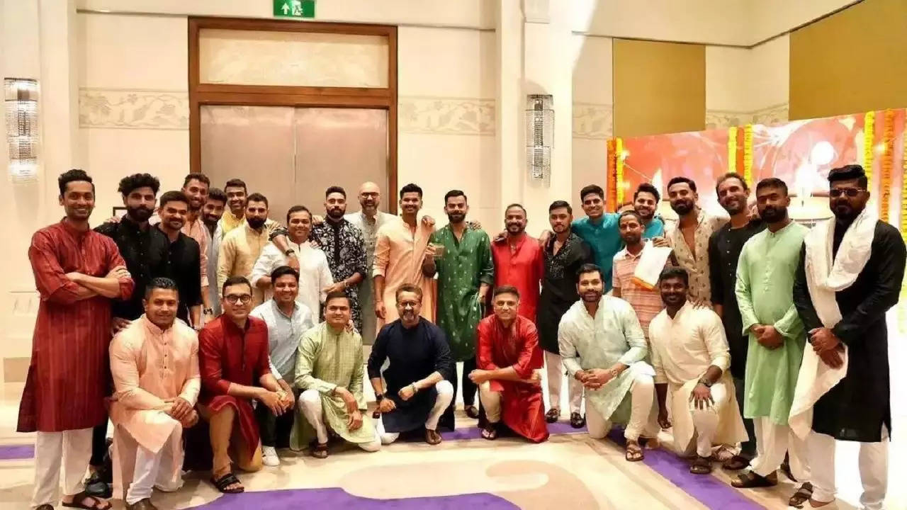 Indian cricket team diwali