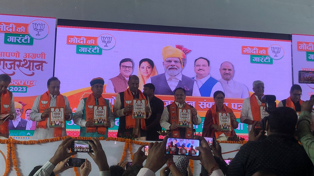 BJP Rajasthan Manifesto 2023