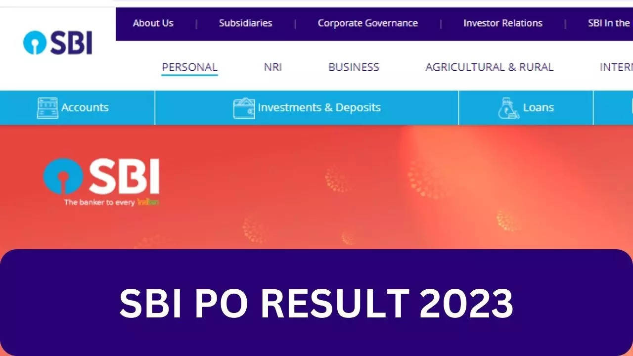 SBI PO Prelims RESULT 2023