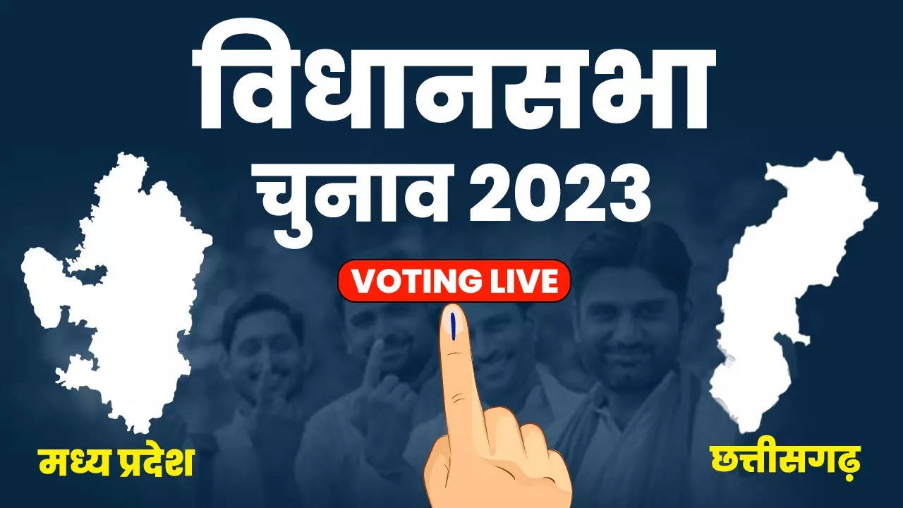 Chhattisgarh, MP Assembly Election 2023 Voting Live