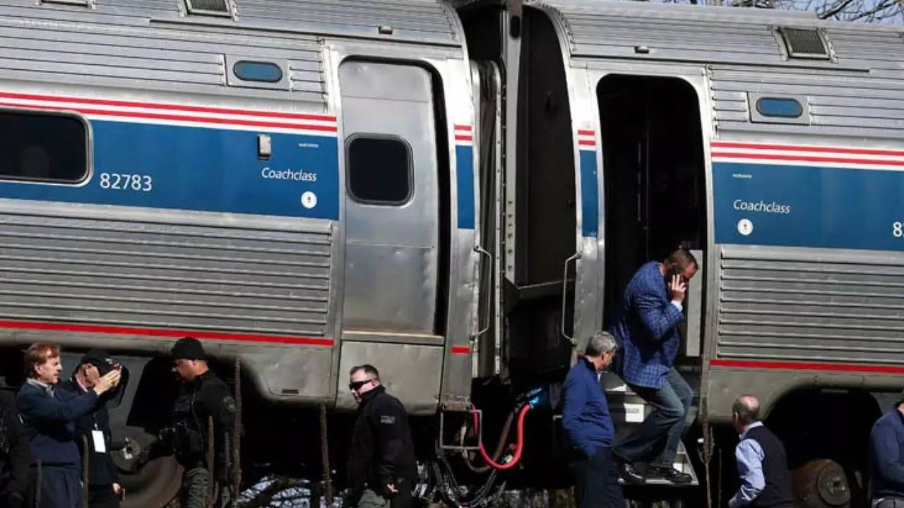 Train accident in America