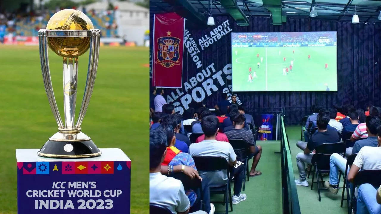 Watch ICC World Cup 2023 IND VS AUS Final Match in Delhi NCR Sports Bar and Restaurant