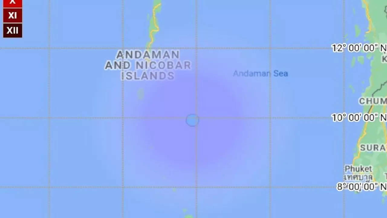 Earthqukae again hit andaman sea today