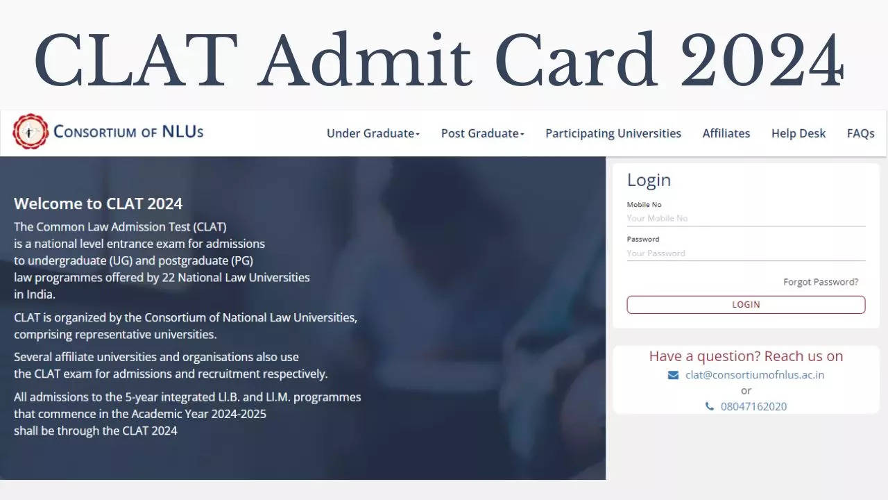 CLAT Admit Card 2024