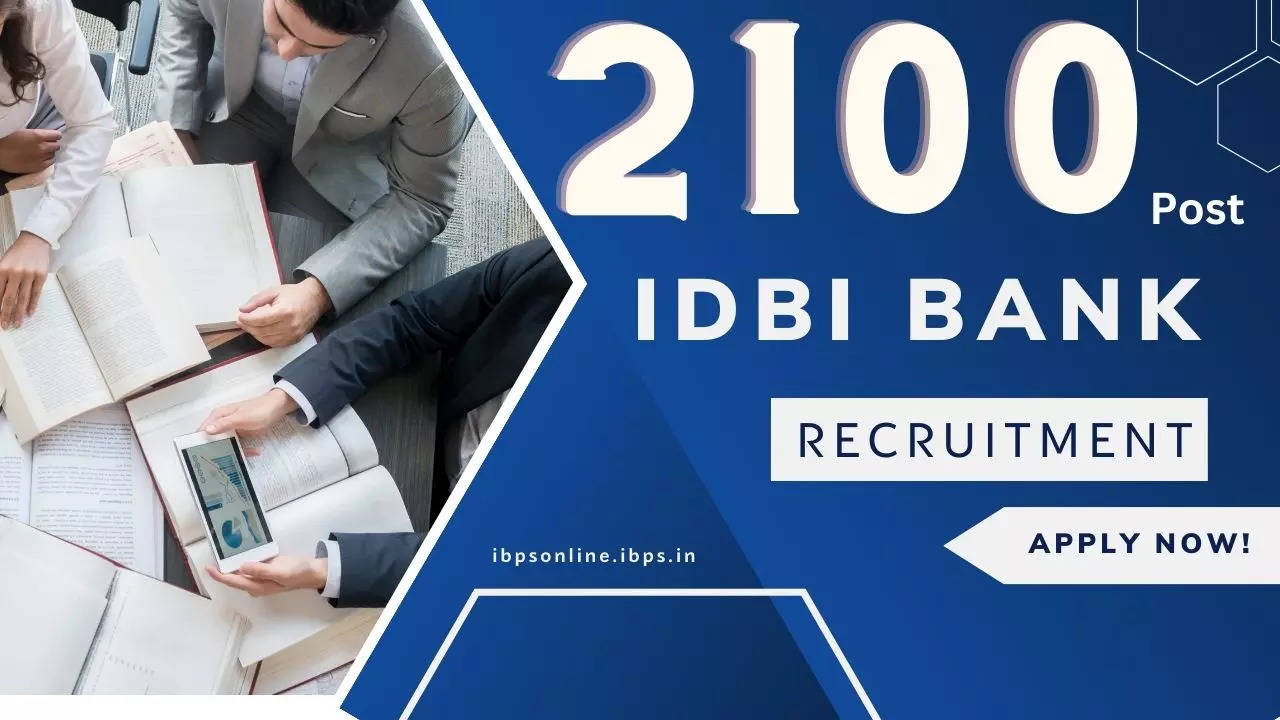 IDBI RECRUitment 2100