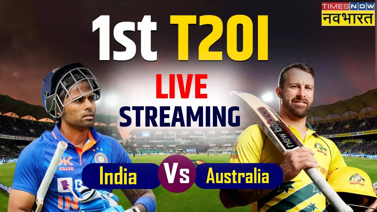 India vs Australia IND vs AUS 1st T20 Live Cricket Score