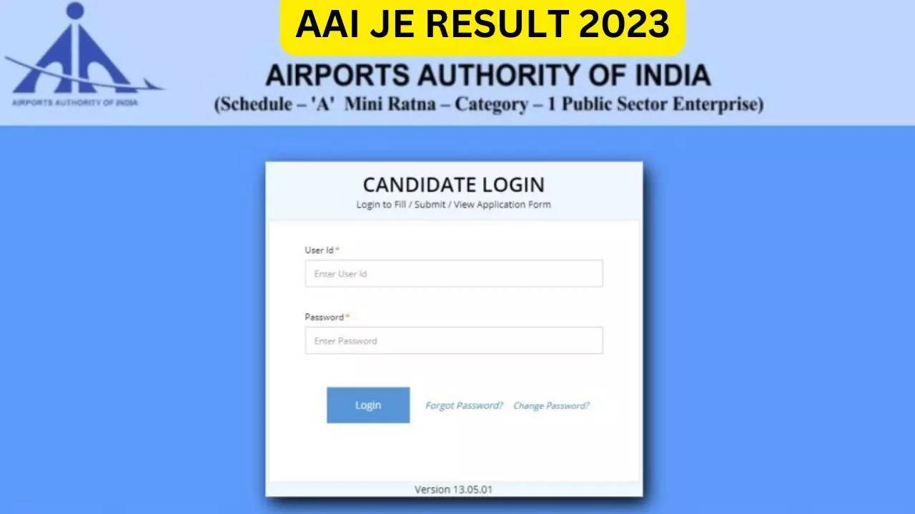 AAI JE RESULT 2023