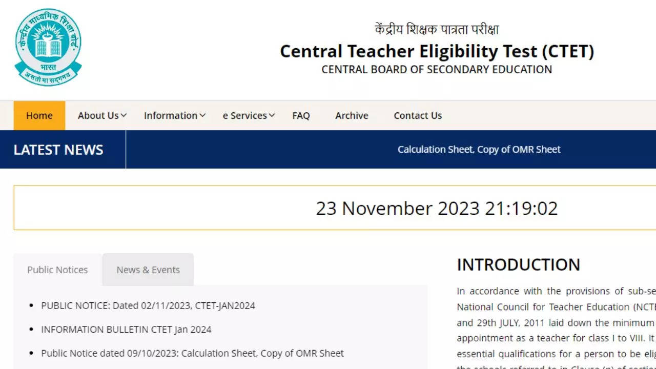 CTET January 2024, CTET January 2024 Registration