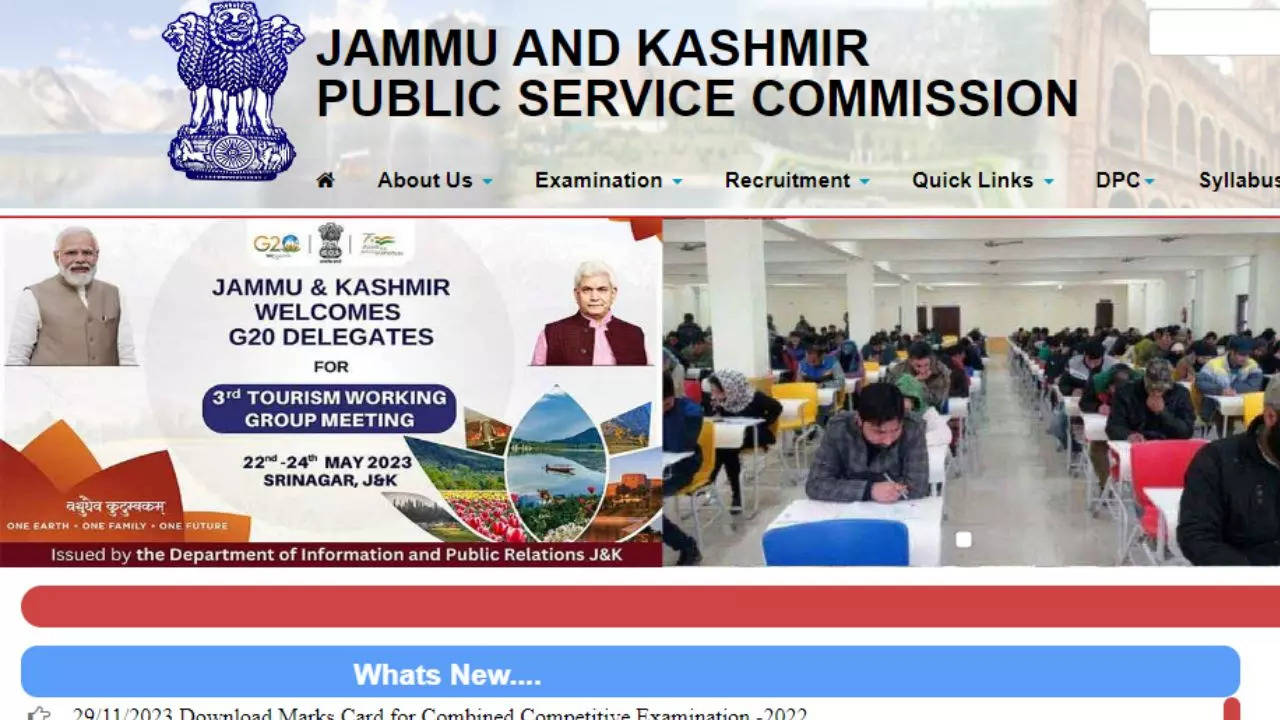 JKPSC CCE Mark Sheet 2022 Released