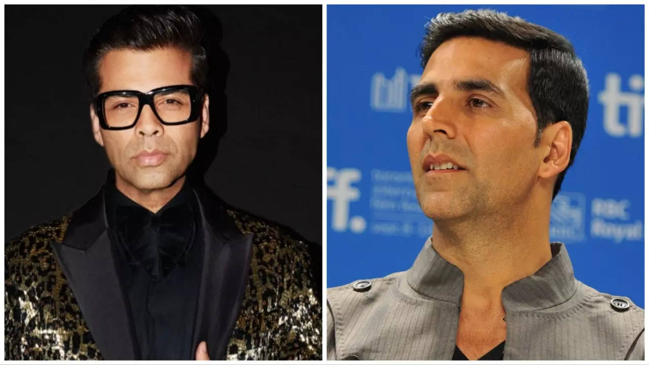 Karan Johar and Akshay Kumar