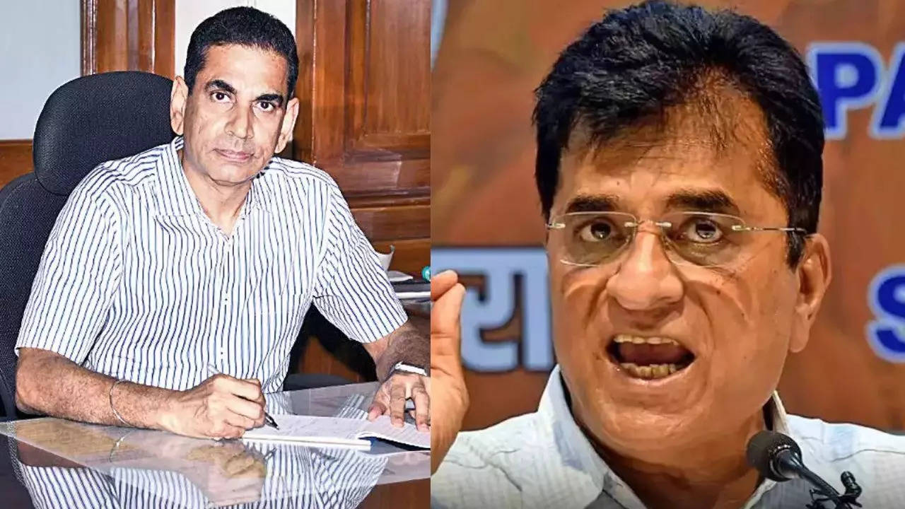 Kirit Somaiya, BMC Commissioner Iqbal Singh Chahal