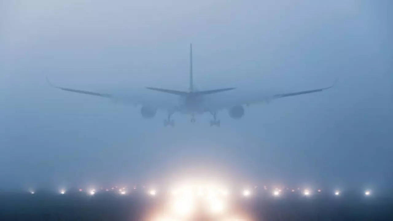 Flight Cancel Diverted Due to Rain and dense Fog in Varanasi Uttar Pradesh